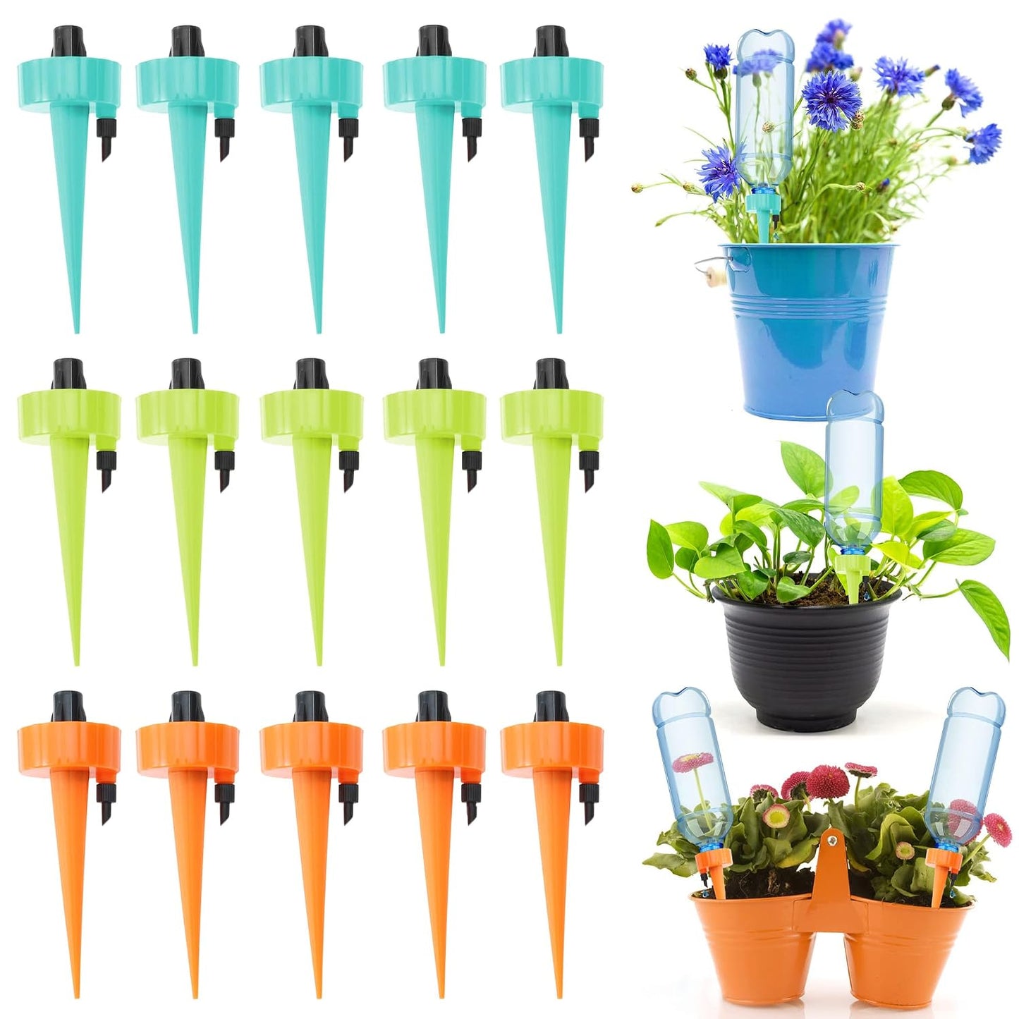 Arroseur de jardin — réglable, vitesse réglable, 15 pièces