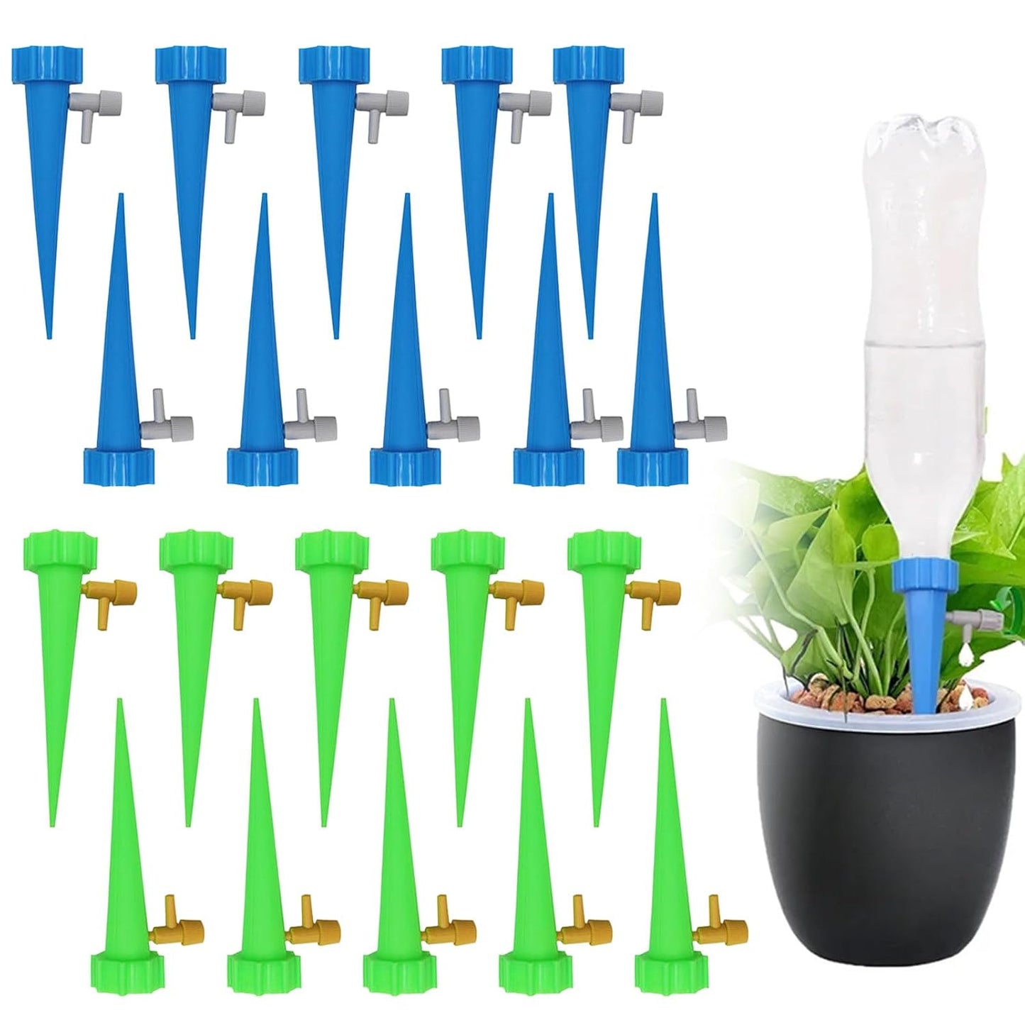 Kit d'arrosage goutte à goutte: réglable, Lot de 20